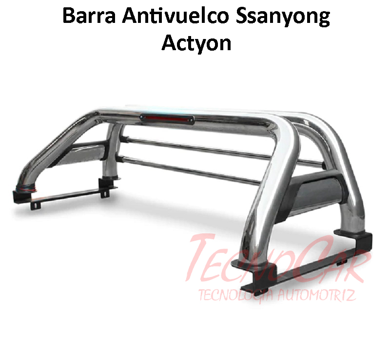 Barra Antivuelco Inox SsangYong